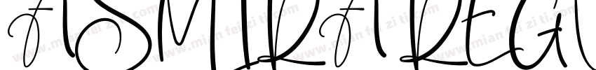 ASMIRA REGULAR字体转换